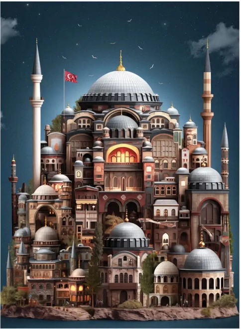 Puslespil Hagia Sofia 1000 brikker