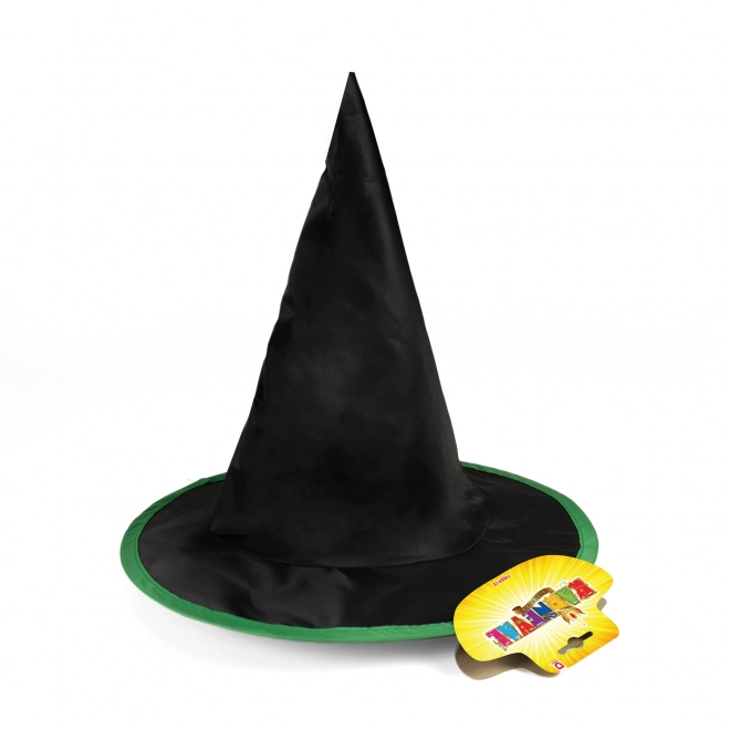 Børnehat sort-grøn heks/Halloween