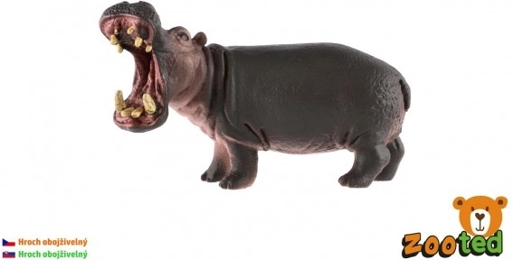 Flodhest plastfigur 11 cm