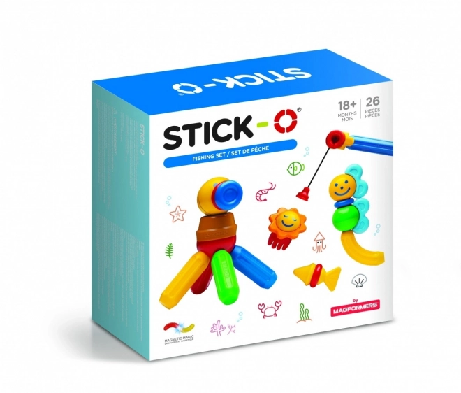 Stick-O Magnetiske Byggesæt Fiskeri