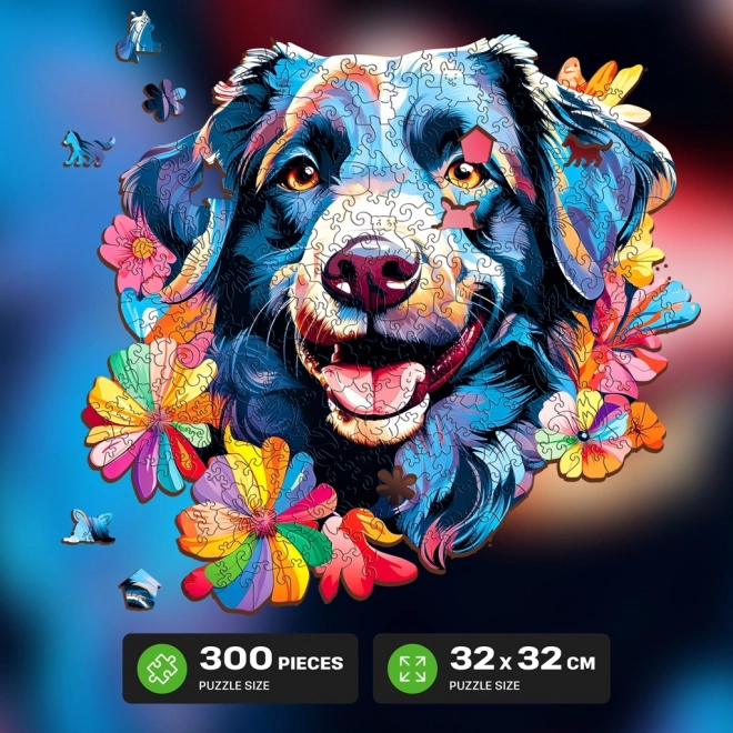 Træpuslespil Hund 500 brikker