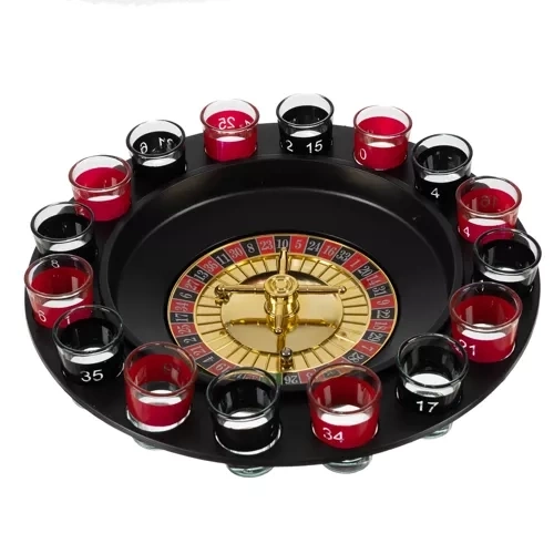 Party roulette + glas