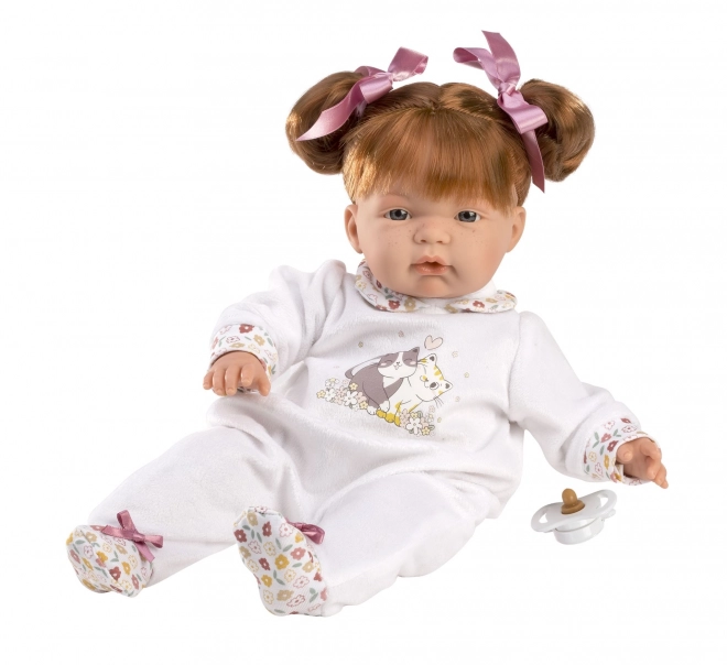 Llorens 13854 JOELLE - realistisk dukke med blødt stoflegeme - 38 cm