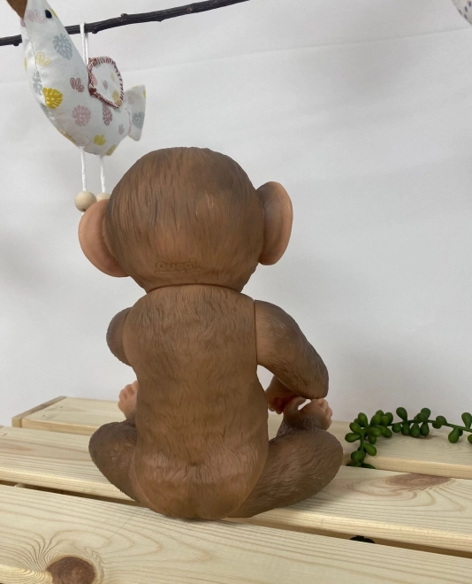 Guca 993 REBORN APE - realistisk abe baby med fuld vinylkrop - 32 cm