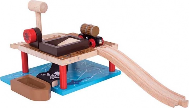 Bigjigs Rail læssestation til tønder