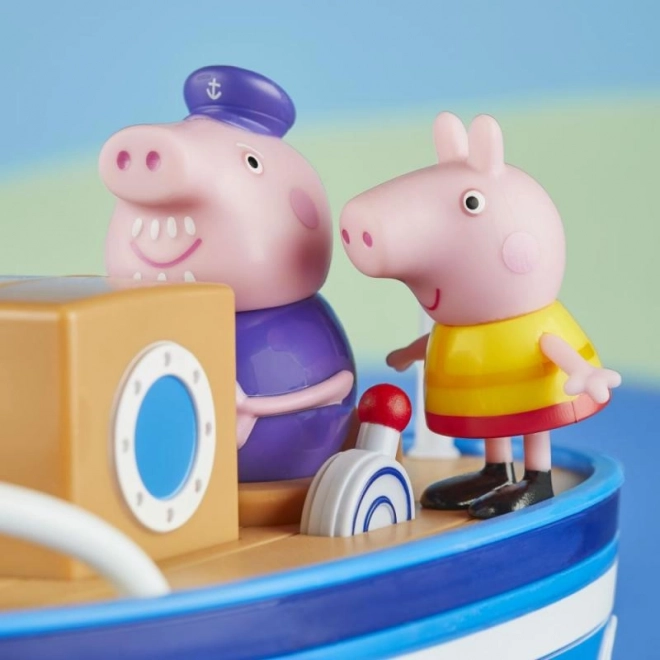 Grisling Peppa Bedstefars dampskib