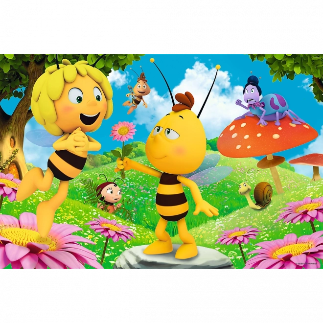 Puzzle Trefl Blomst til Maja eventyr Bee Maja