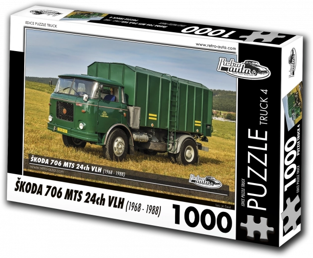 Puslespil RETRO-AUTA TRUCK Škoda 706 MTS 24ch VLH 1000 brikker