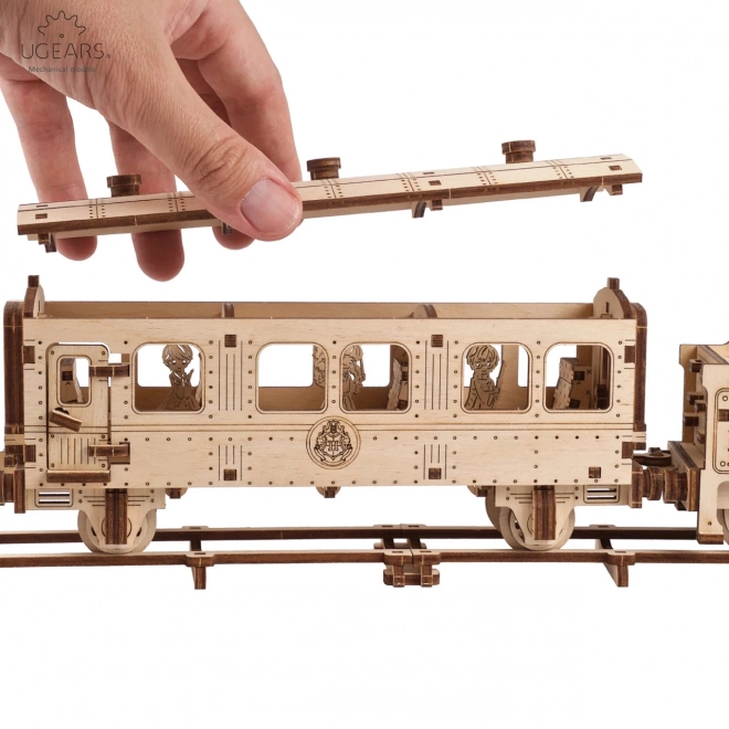 Ugears 3D træ mekanisk puslespil Harry Potter Hogwarts Ekspres