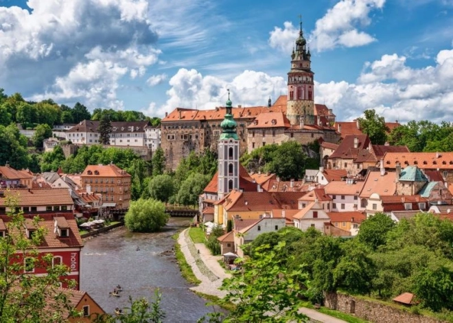 Puslespil Český Krumlov 1000 brikker