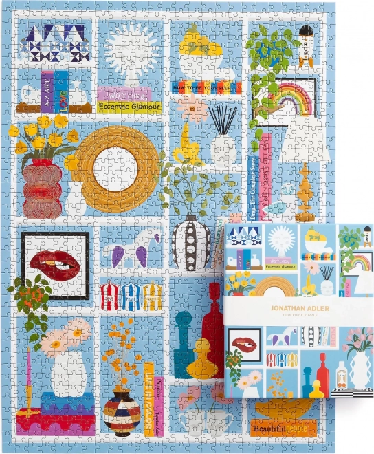 GALISON Puslespil Jonathan Adler - Shelfie 1000 brikker