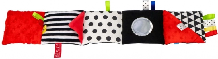 Forskellige teksturer, bånd og knitren