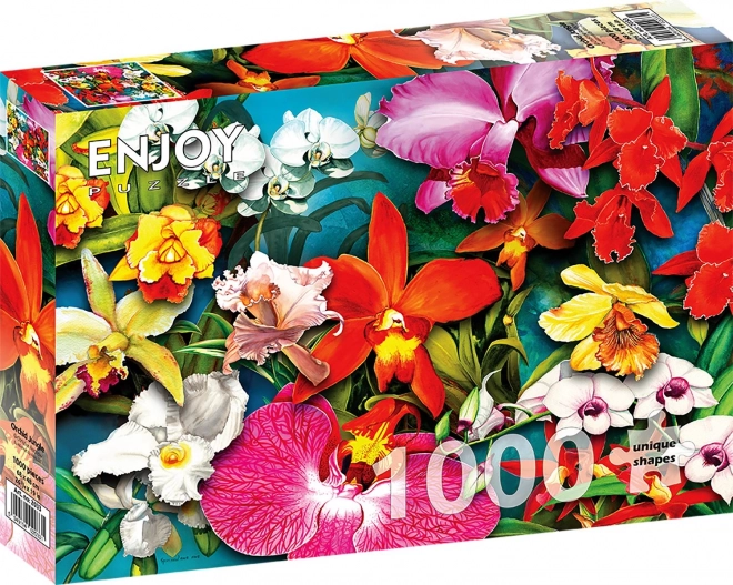 Puslespil Jungle orkideer 1000 brikker