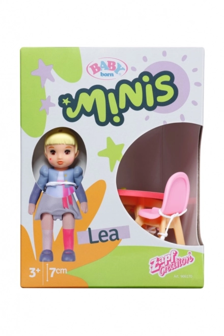 BABY born Minis Sæt med fødselsdagsbord, stole og dukke