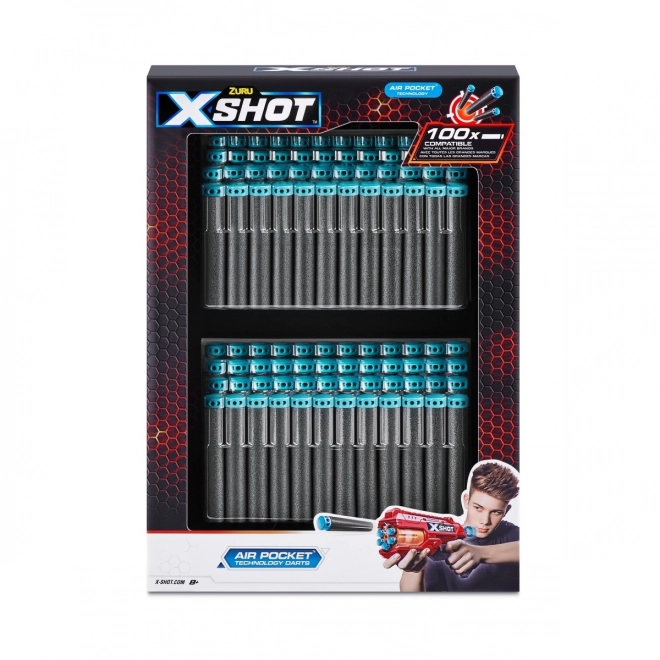 Sæt med 100 skumkugler X-Shot Excel