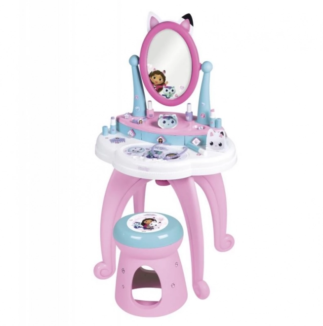Gabbys Dukkehus 2i1 Toiletbord med Skammel