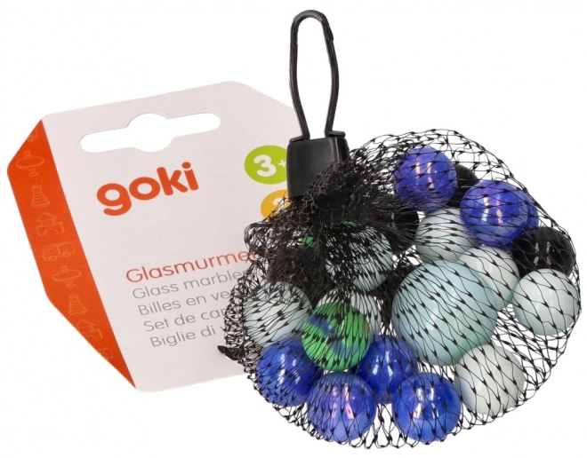 Glasskugler Marbles 21 stk - Marmor kugler
