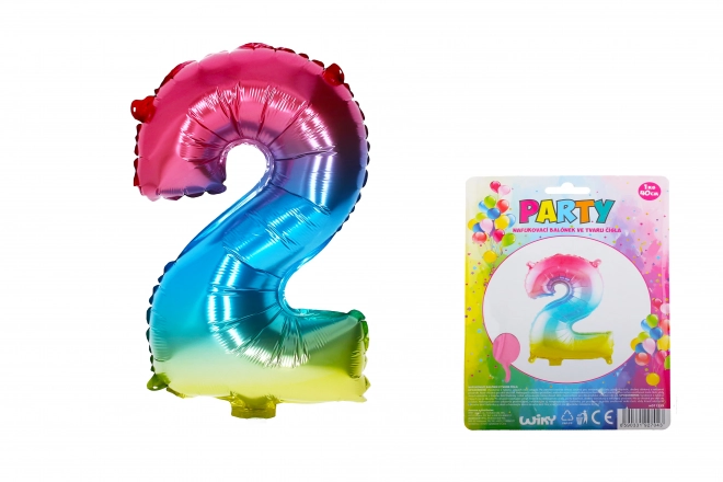 Regnbue ballon oppustelig - nummer 2