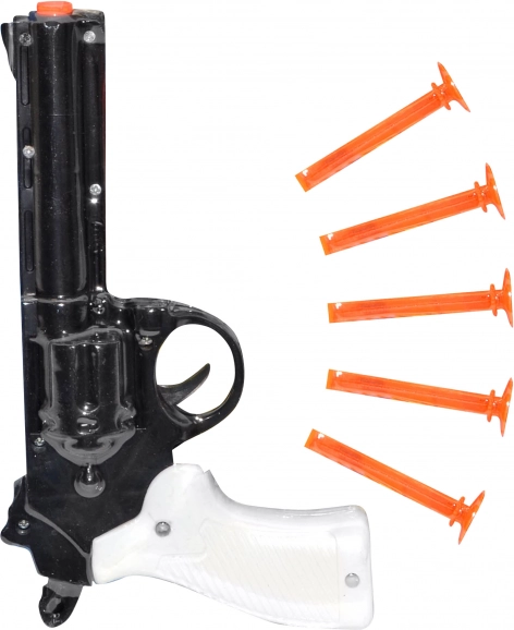 Pistol med sugekopper sæt 21 cm