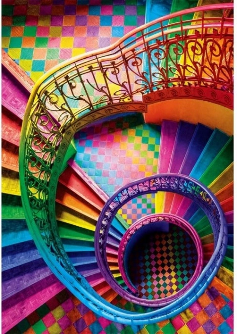 Puslespil CLEMENTONI Colorboom: Trappe 500 brikker