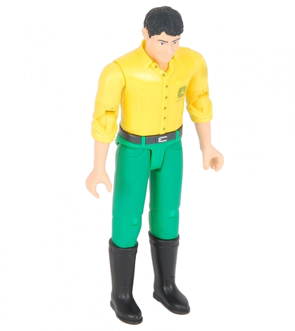 Bruder BWORLD Figur John Deere gul trøje, grønne bukser