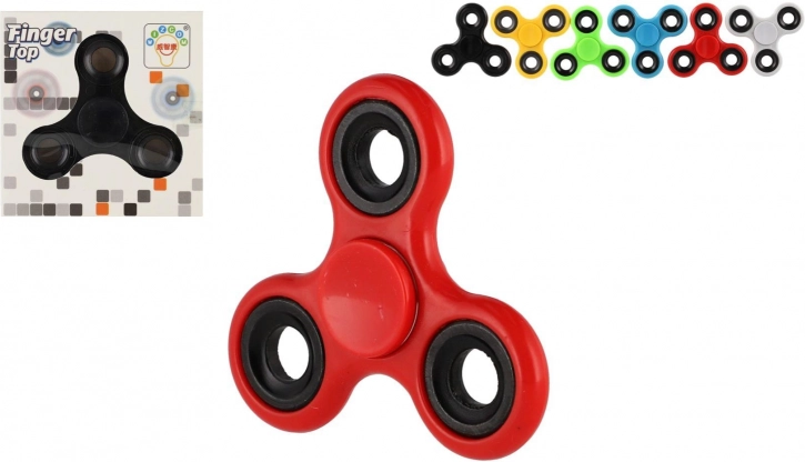 fidget spinner metal–plast 7 cm, mix af farver