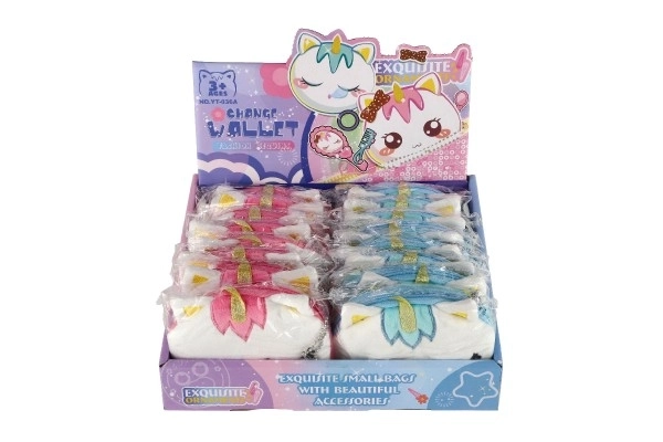 Pige unicorn ruskind pung med hårtilbehør