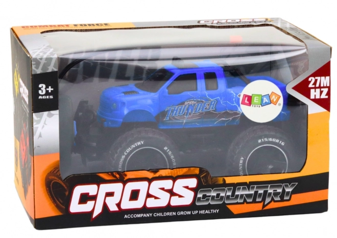 Racer Monster Truck med fjernbetjening 1:18 – blå