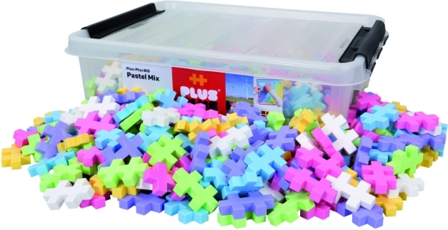 Plus-Plus BIG pastelfarvet boks 200 dele