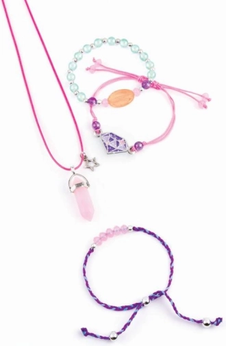 Lav en halskæde og tre armbånd