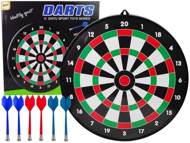 Dartpil med magnetiske dartpile 6 stykker