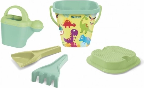 RePlay sandlegesæt dinosaurer – plastspand med tilbehør i net