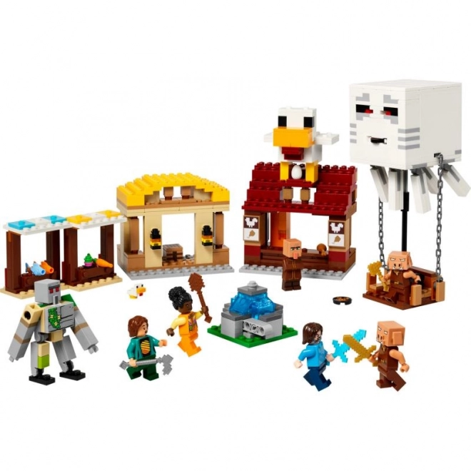 LEGO Minecraft 21273 Angreb af ghastballonen på landsbyen