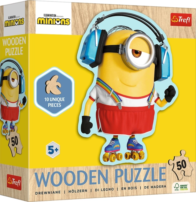 træpuslespil 50 brikker MINIONS / GRU 4
