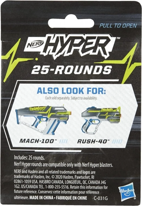 Nerf Hyper 25 Patroner Boost Refill F0576