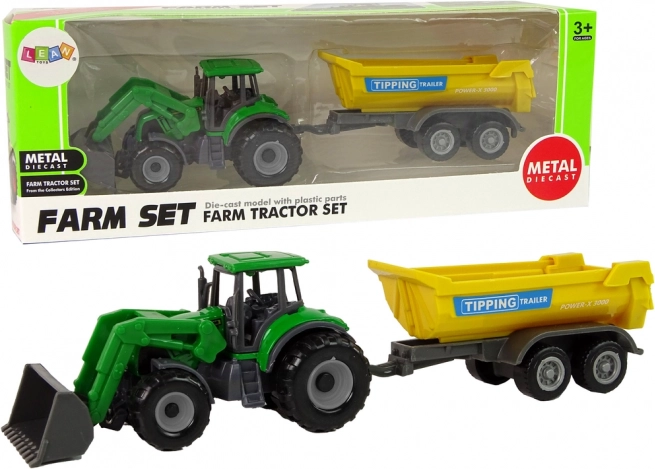 Landbrugskøretøj Traktor Trailer D Grøn