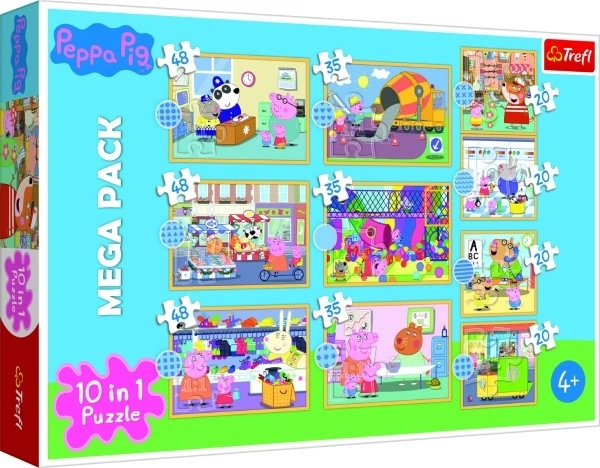 Puslespil 10i1 Peppa Pig