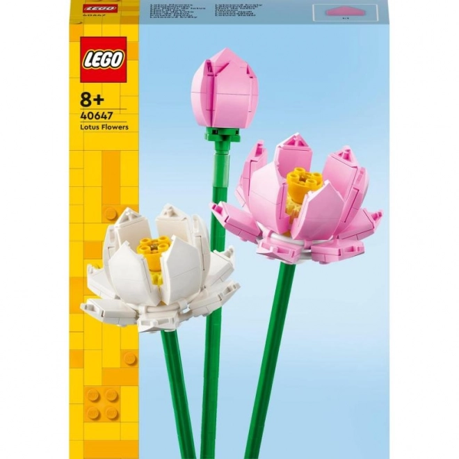 LEGO lotusblomster dekorativ byggesæt