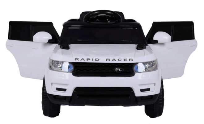Elektrisk bil Land Rapid Racer hvid
