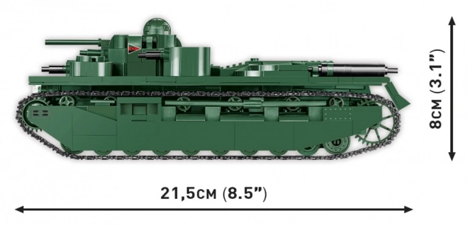 Konstruktionssæt Tank Vickers A1E1 Uafhængig