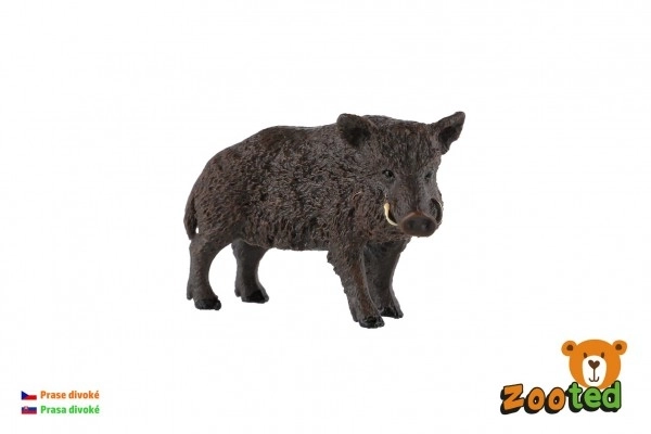 Vildsvin Plastik Figur 7cm