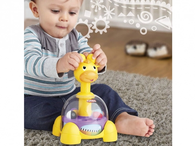 Zabavka giraf med kugler PlaySkool
