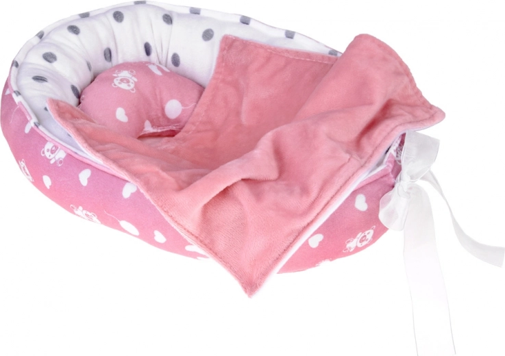 Blød rede med pude og tæppe