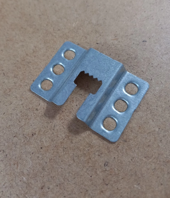 Plastikramme 30x20cm sølvfarvet