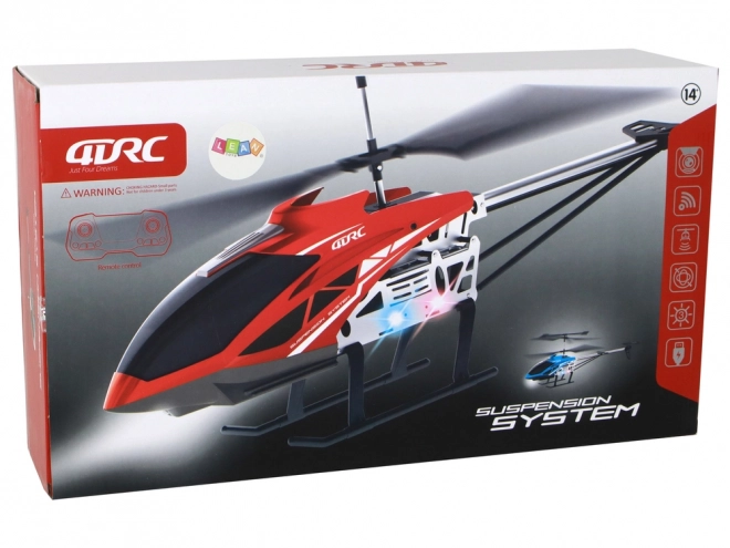 RC helikopter Fjernstyret helikopter 70 cm rød
