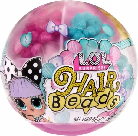 Dukke L.O.L. Surprise Hair Beads Tots - pakke med 12 stk.