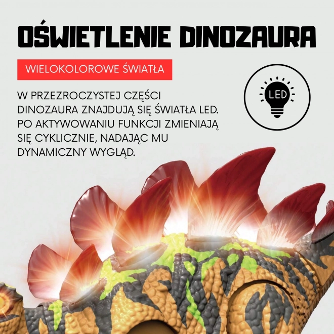 Woopie Dinosaur fjernstyret RC Robot Stegosaurus