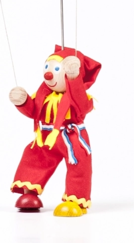 Gerlich træmarionet Kasper 12 cm