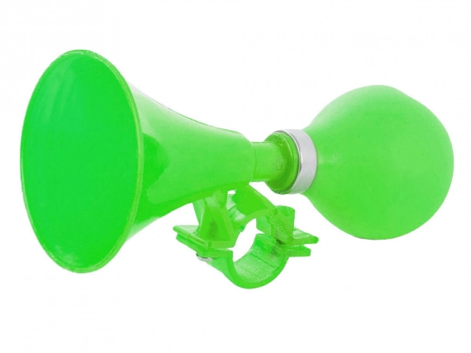 Horn til cykel med grøn gummibold