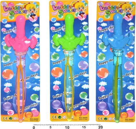 Sæbeboblesværd 125 ml, 41 cm